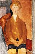 Boy in Short Pants Amedeo Modigliani